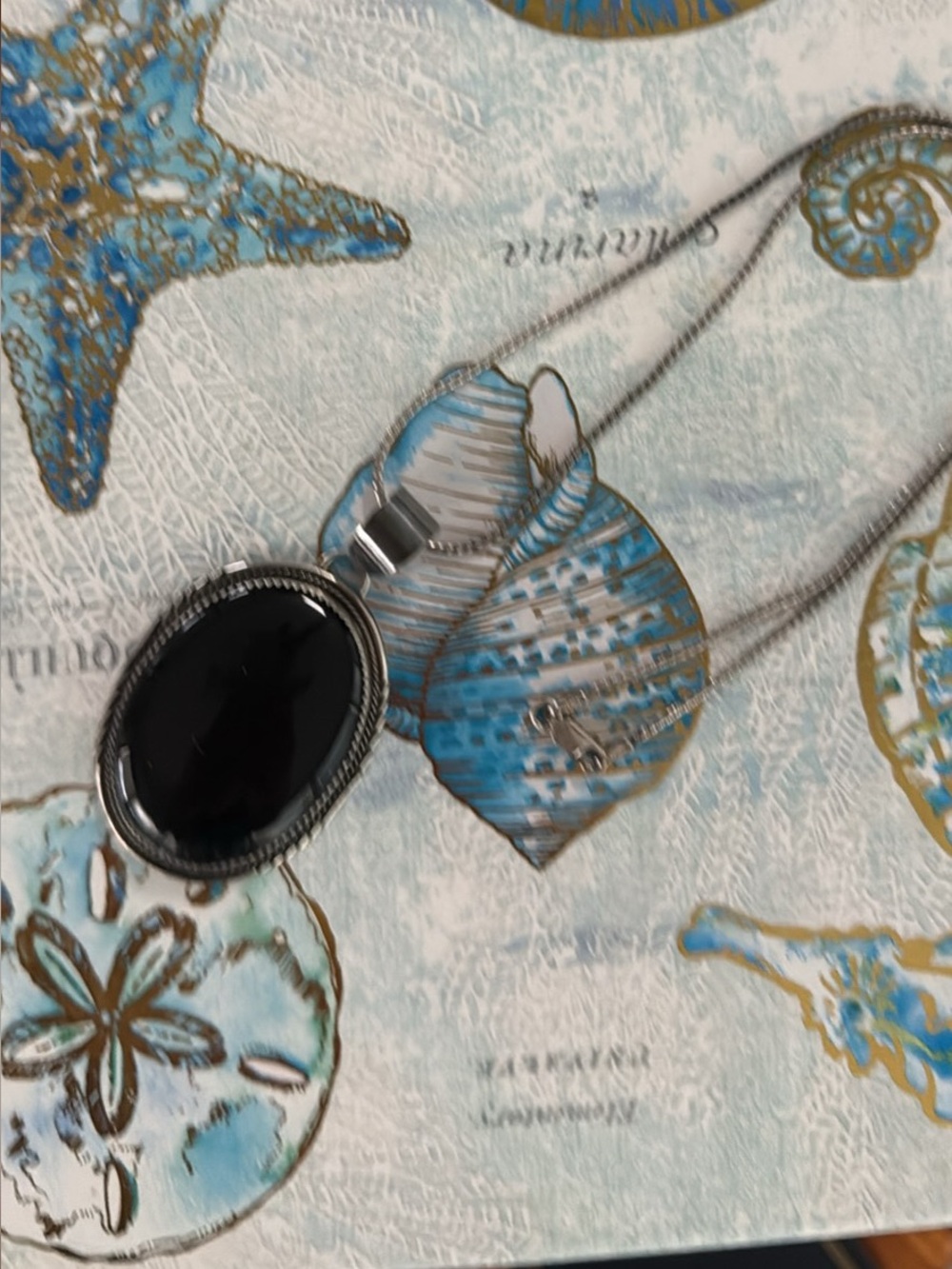 Sterling Silver Onyx Necklace